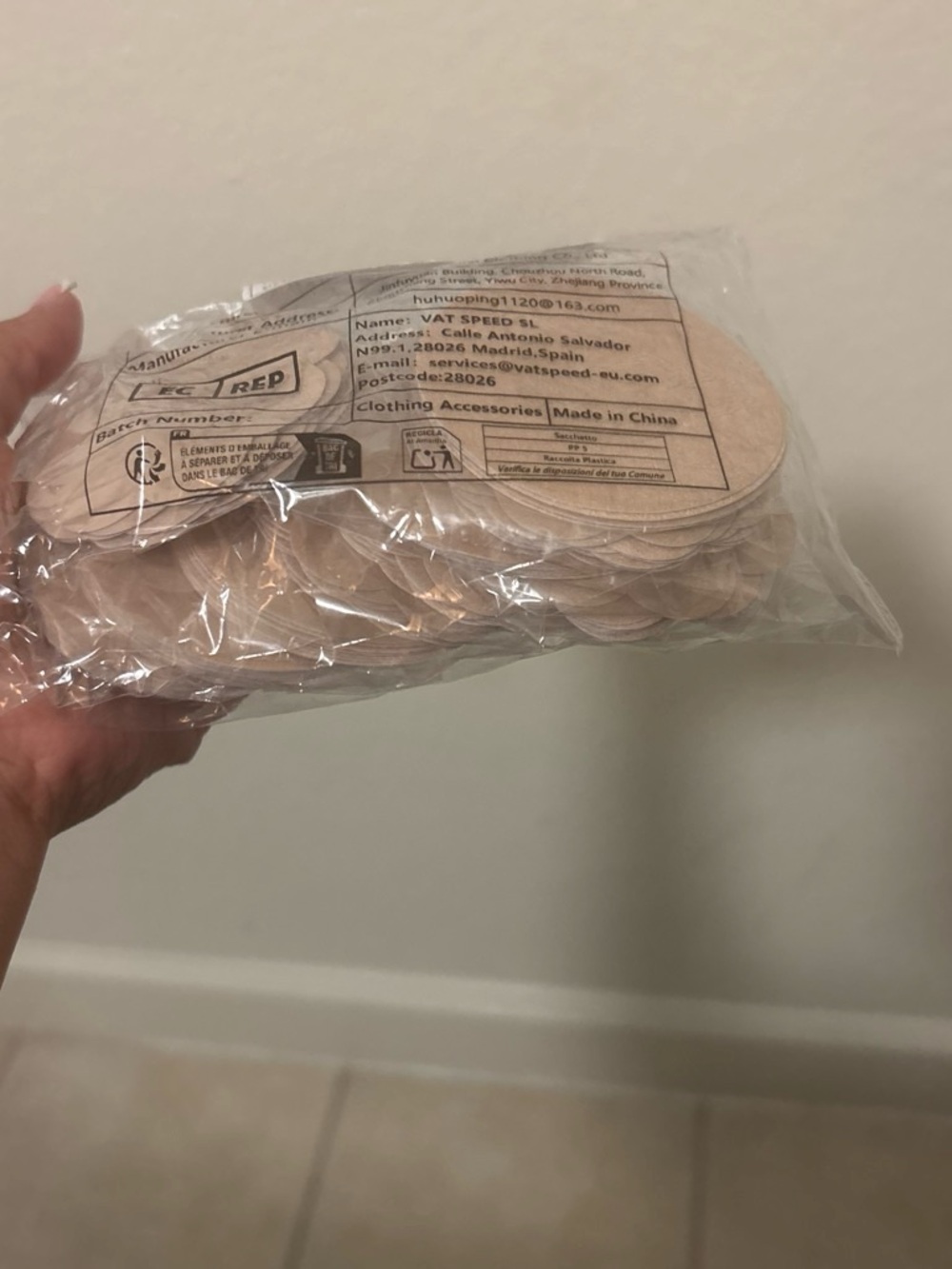 Pack of Nude Adhesive Bra Inserts